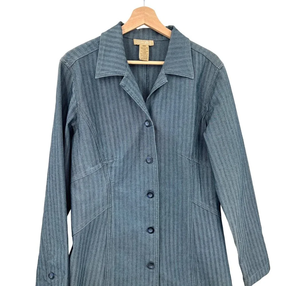 Vintage Cotton Ginny Long Denim Jacket - Picture 5 of 5